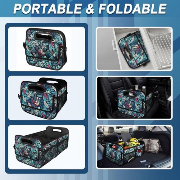 ⚡Men Leaves Car Organizers and Storage with 6 Pocket Car Accessoriesizer Trunk - Picture 4 of 6